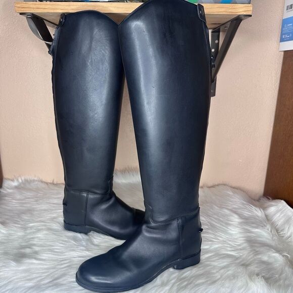 Ariat Black Tall Dressage Boots Size 9 - Picture 1 of 15